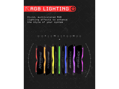 RAM DESKTOP OCPC X3 RGB DDR4 16GB CL16 Intel XMP & AMD EXPO - MMX3A16GD432C16
